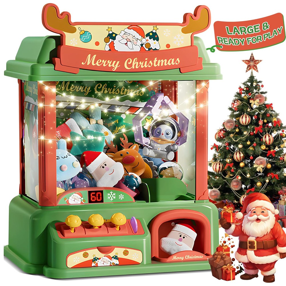 Arcade Toy Claw Vending Machine - Kerst Klauw Machine Voor Kinderen Mini