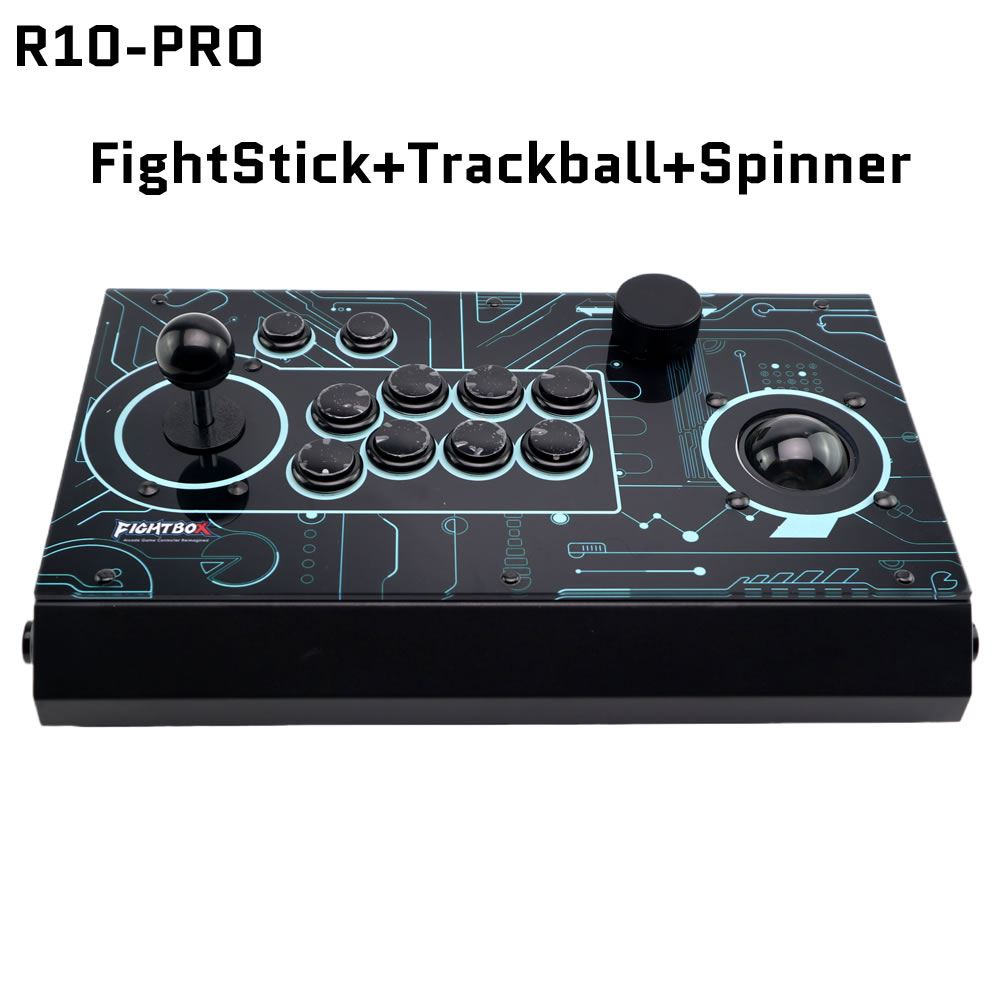 Trackball Controller Arcade - FightBox R10-PRO Arcade Fight Stick met
