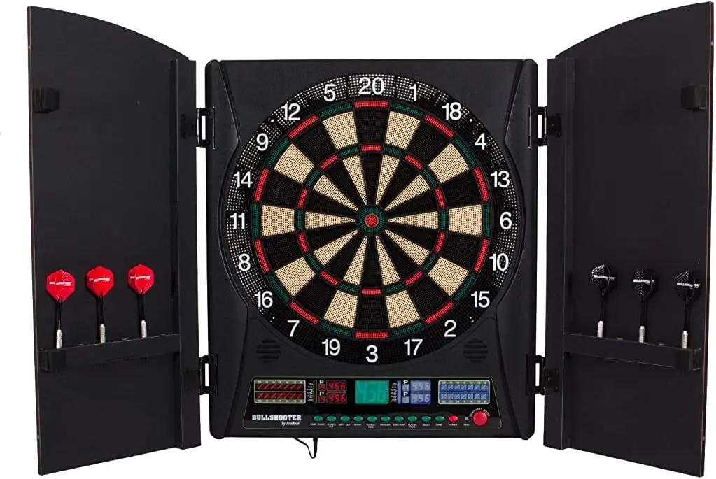 Electronic Dartboard Cabinet - BestsellerMarauder 5.0 Elektronische Soft Tip Dartbord