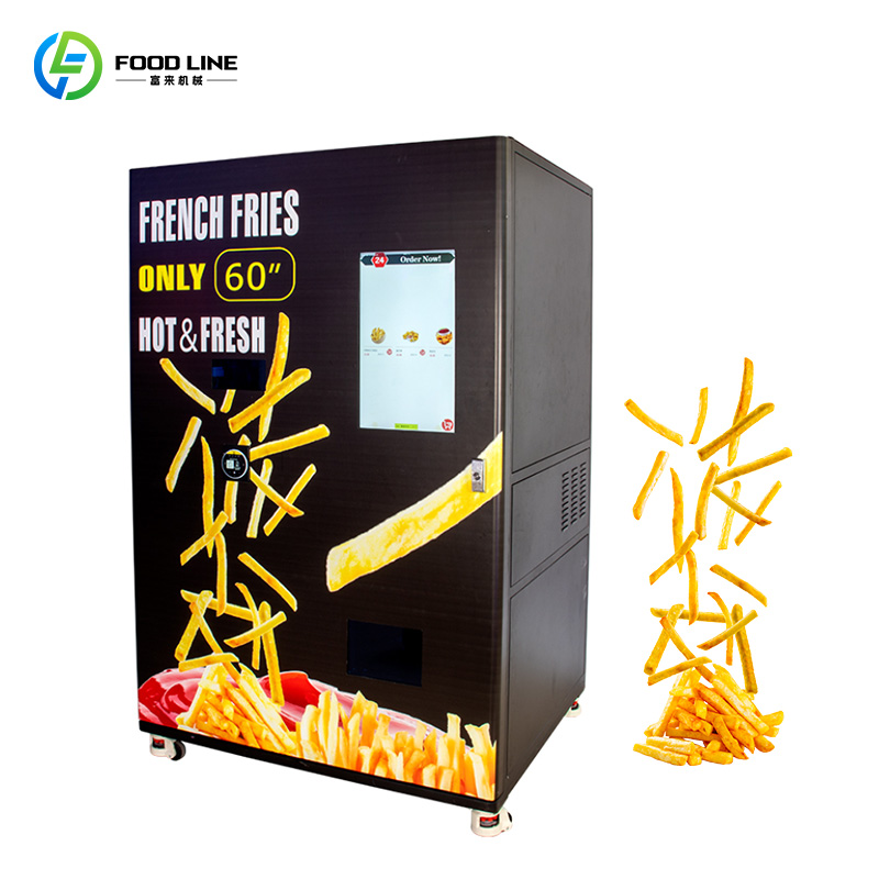 Vending Machine Qr Code - Automatische slimme hamburgerverkoopautomaat met QR-code en