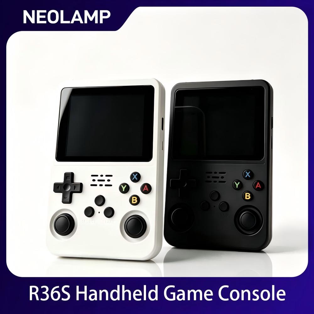 Arcade Game Cabinet - R36S Retro Handheld Game Console, 3,5