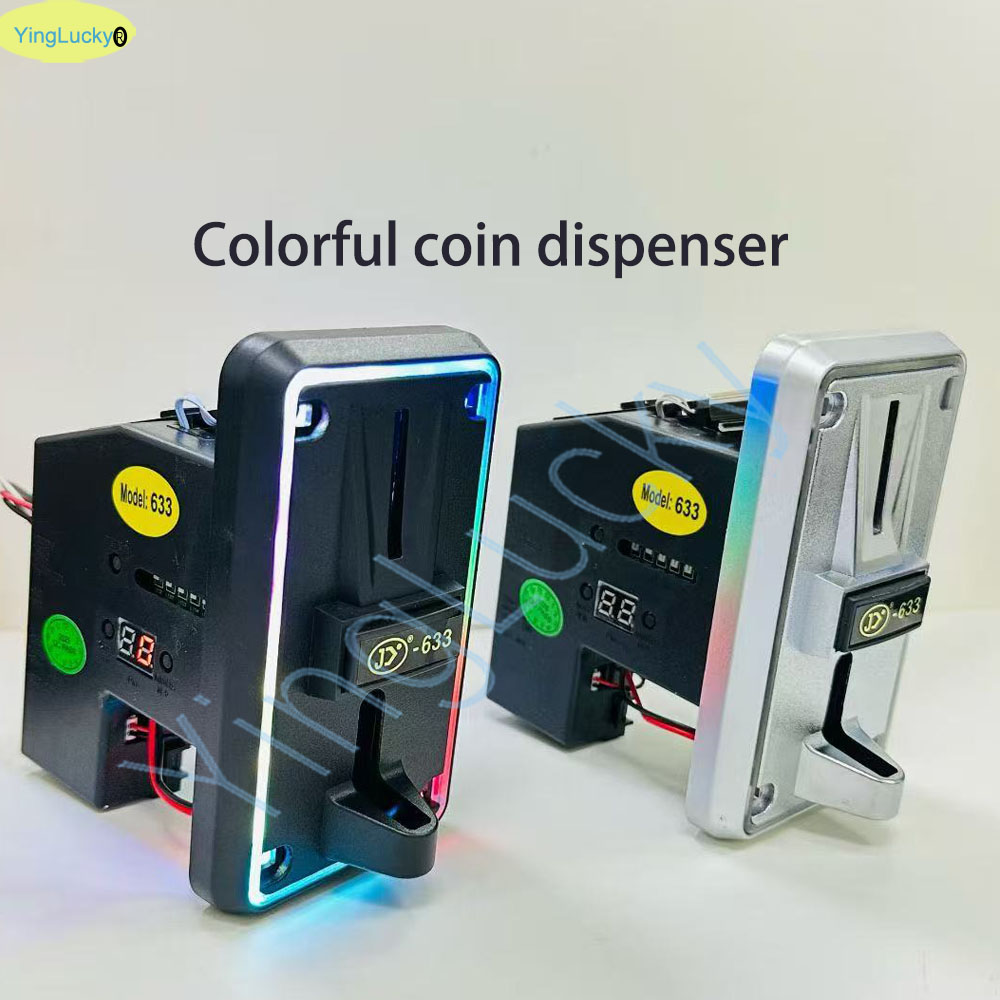 Arcade And Vending - Kleurrijke LED Multi Coin Acceptor Coin