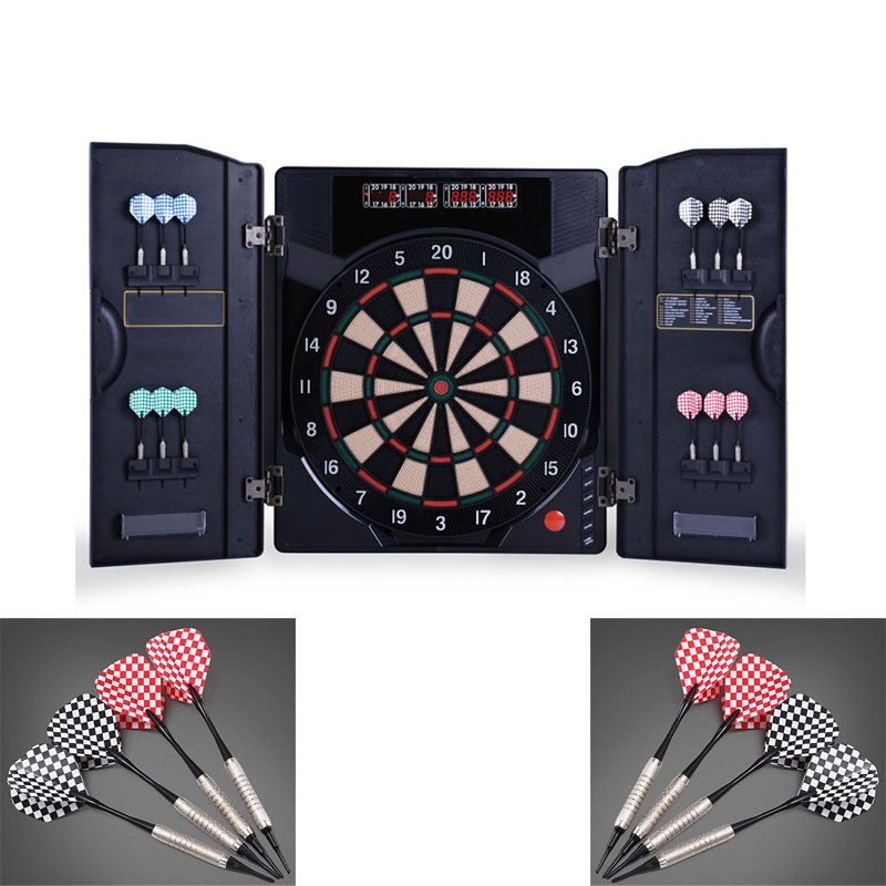 Electronic Dartboard Cabinet - Elektronische dartkast met automatische scoren Elektronische