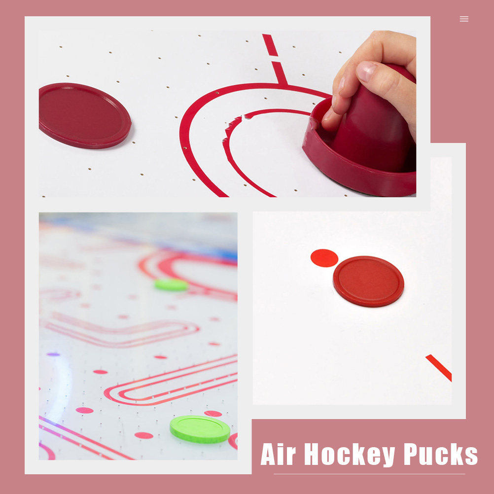 Air Hockey Table - 4 stuks plastic tafelpuck airhockey vervangingsonderdelen
