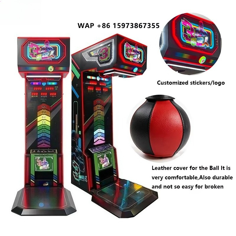 Arcade Games & Vending Llc - Bokssimulator Elektronische Bokskampioen Grote Stoot Kickboks