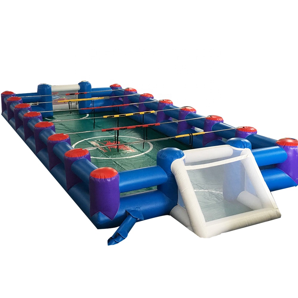 Foosball Table Commercial - Opblaasbaar voetbalveld voor buitengebruik, commerciële kwaliteit,