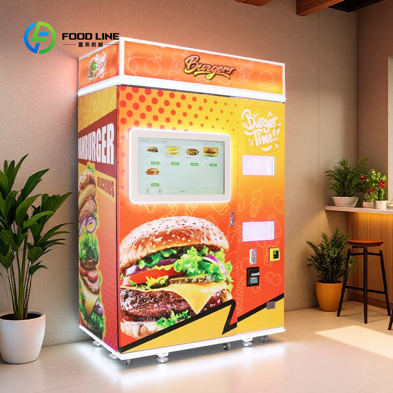 Automatische slimme hamburgerv - Vending Machine Qr Code recensie en prijs