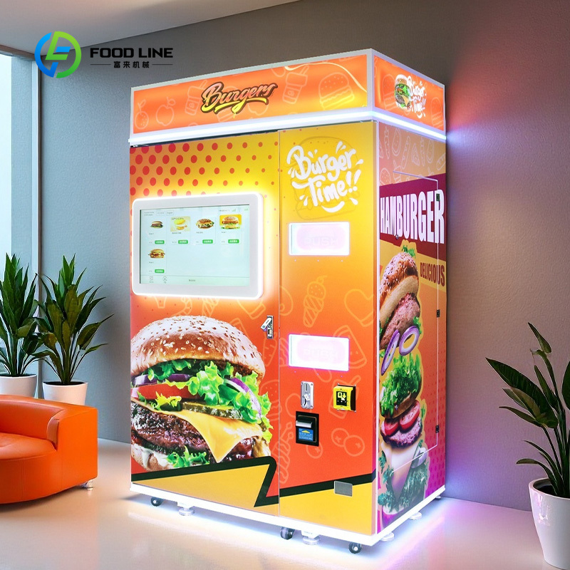 Automatische slimme hamburgerv - Vending Machine Qr Code recensie en prijs