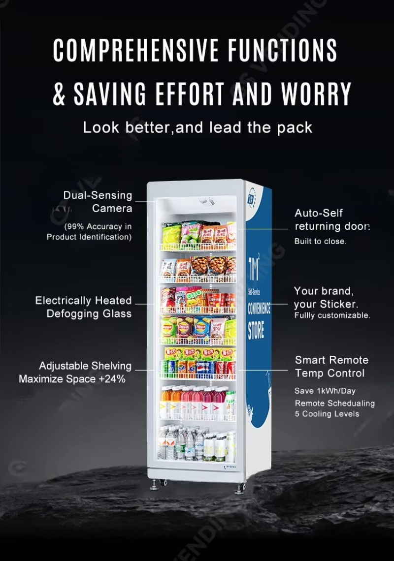 FOODLINE Aangepaste AI-gestuur - Open Vending Machine recensie en prijs