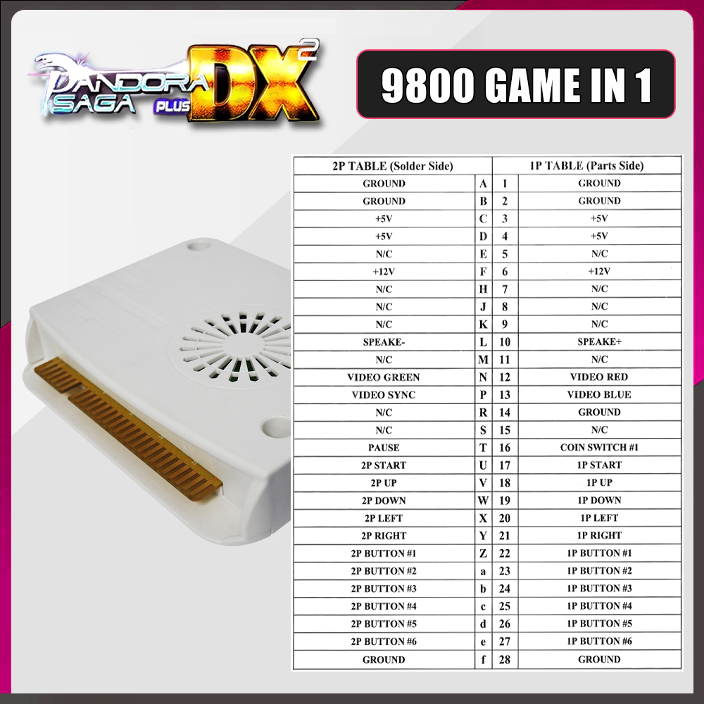Arcade 9800 in 1 Pandora Saga  - Trackball Controller Arcade recensie en prijs