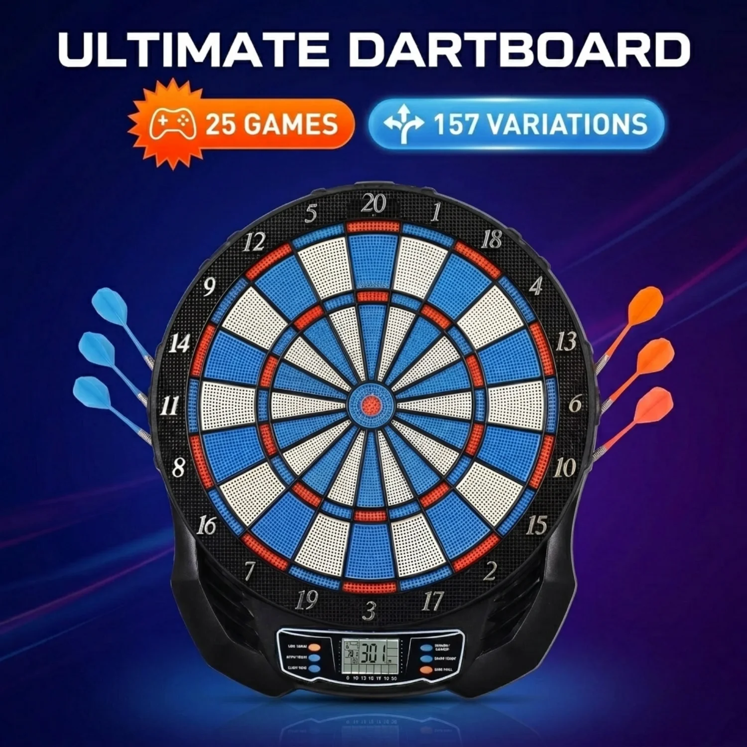 DartVibe geavanceerd elektroni - Electronic Dartboard Cabinet recensie en prijs