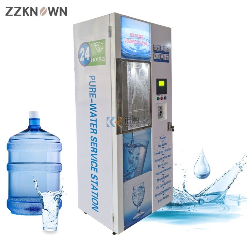 Aanpasbare ijs- en waterautoma - Vending Machine Qr Code recensie en prijs