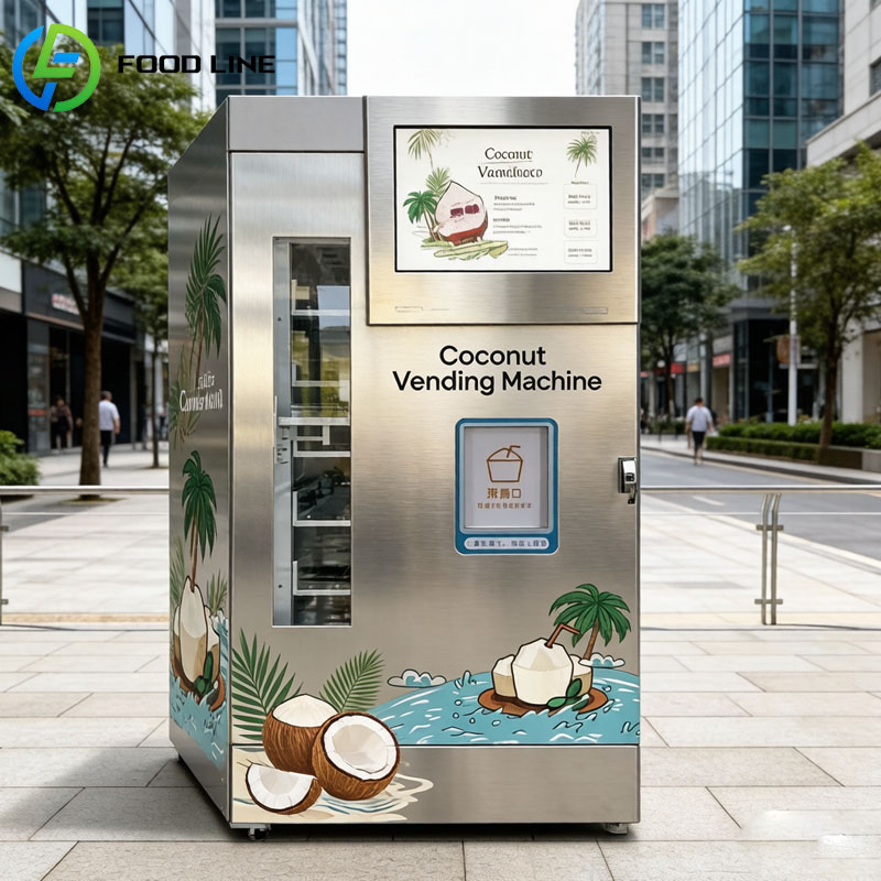 Automatische kokosnootschaafma - Open Vending Machine recensie en prijs