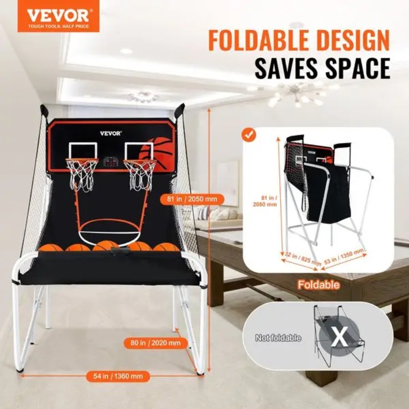 【Hot Item】Opvouwbaar basketbal - Arcade Games & Vending Llc recensie en prijs