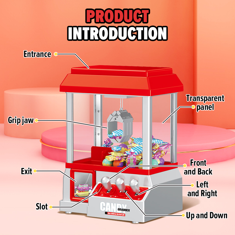 Klauwautomaat arcade spel met  - Arcade Toy Claw Vending Machine recensie en prijs