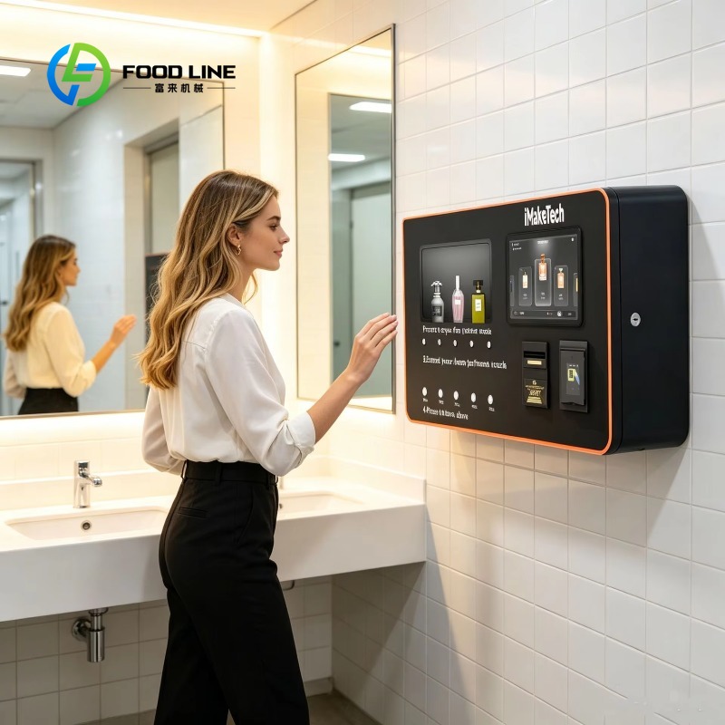Zelfbedienings parfumspuitauto - Vending Machine Qr Code recensie en prijs